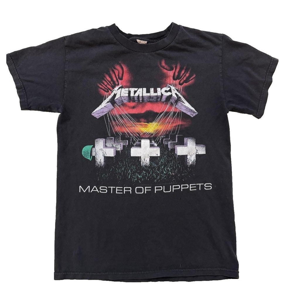 Metallica 2007 Master Of Puppets TShirt SM Heavy Metal Y2K RARE Band Tee